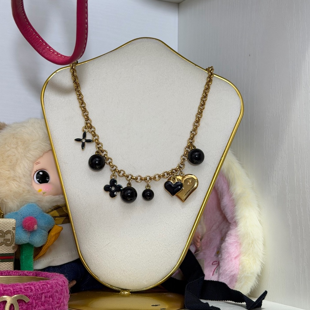 #205 Louis Vuitton Charm Necklace